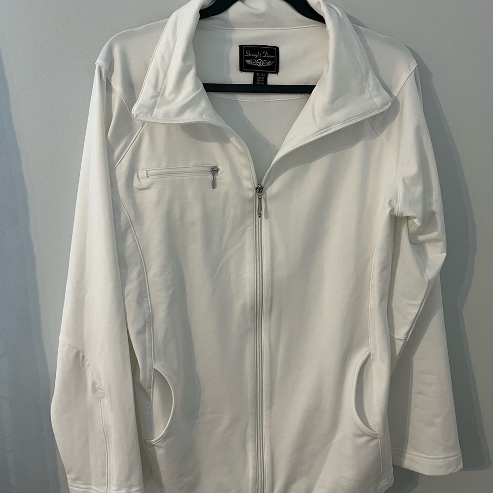 Straight Down Women's White Jacket Size XL - Picture 9 of 11